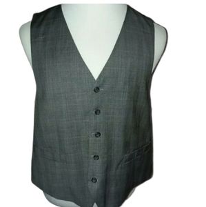 Paul Fredrick Suit Vest Medium M 95% Wool 5% Cashmere